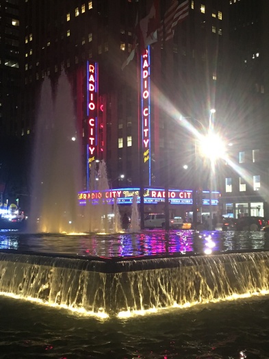 Fountain across from Radio City